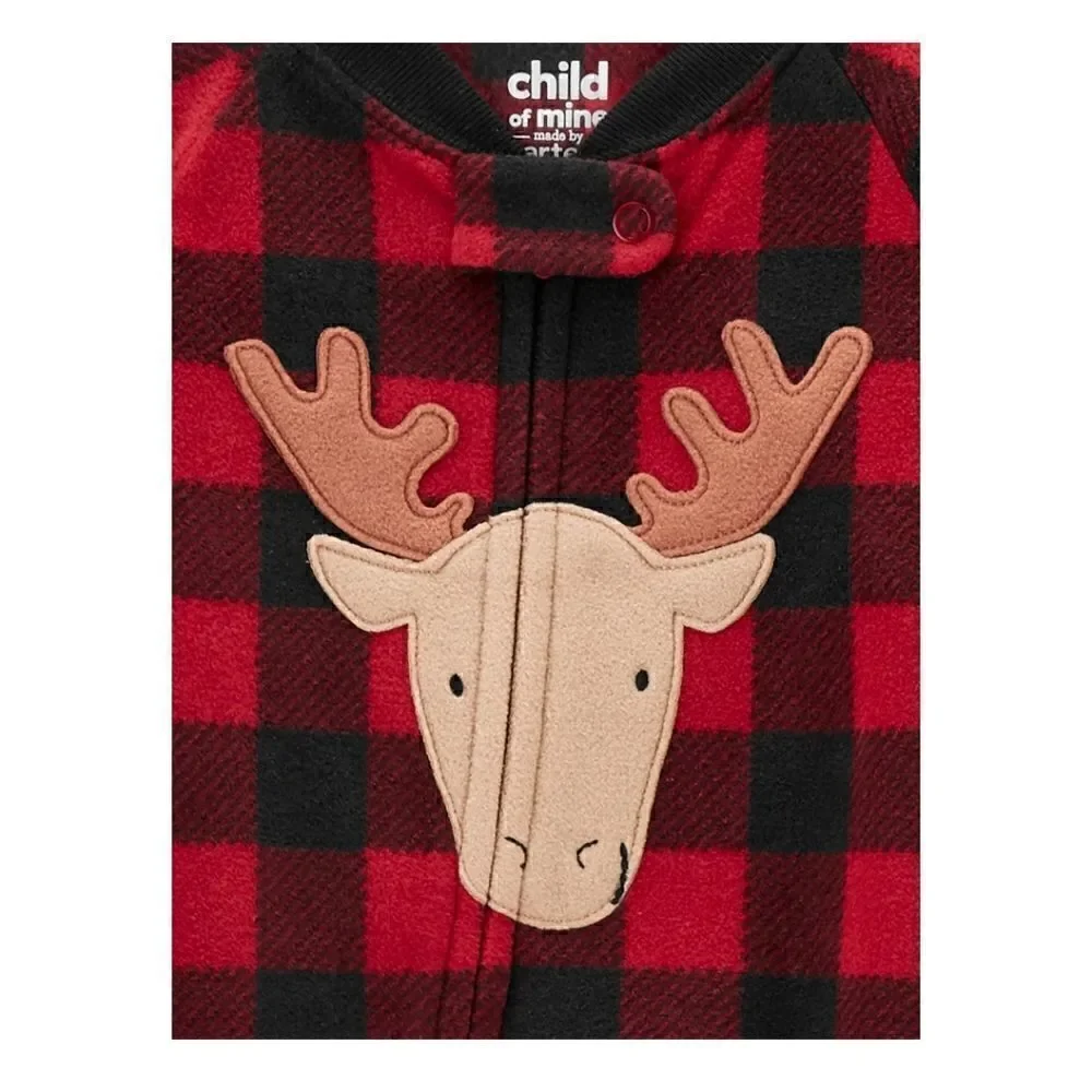 Nwt 12m, 2T Toddler Boys Christmas Santa Fleece Sleep Set